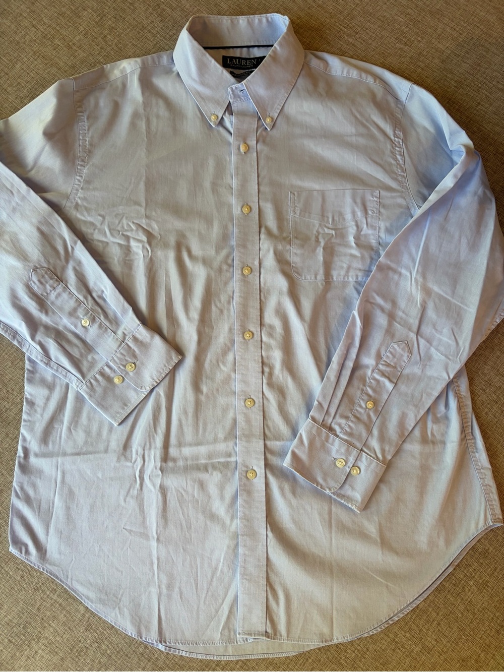 Lauren Ralph Lauren Men’s Light Blue Oxford Button-Down Shirt L